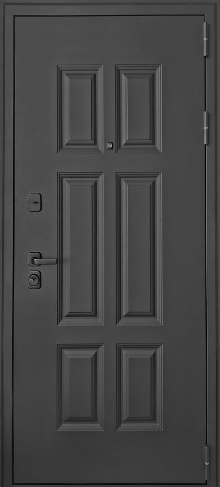Дверной стандарт Входная дверь Страж К3 Бруклин, арт. 0005260 - фото №1 (внешняя сторона)